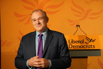 Newly elected leader Ed Davey