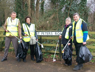 Ed 35 bags of rubbish